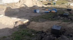 Строим каркасный сарай-мастерскую своими руками #1 (столбчатый фундамент)