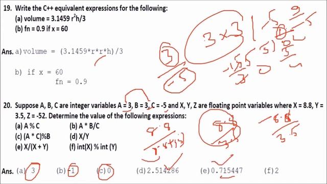 CLASS 11 COMPUTER SCIENCE CBSE CHAPTER 8 OPERATORS AND EXPRESSIONS SHORT ANS FULL