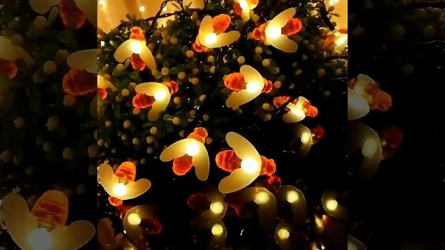 Уличная гирлянда на солнечной батарее ,, Пчелка,, два режима.