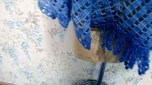 НОВАЯ МОДЕЛЬ ШАЛЬ 10 КЛИНЬЕВ, КРАСИВАЯ ОБВЯЗКА "КАПЛИ ДОЖДЯ", ШЕДЕВР СВОИМИ РУКАМИ КРЮЧКОМ, ЛИСТОЧК