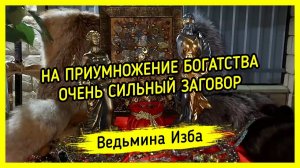 НА ПРИУМНОЖЕНИЕ БОГАТСТВА. ОЧЕНЬ СИЛЬНЫЙ ЗАГОВОР. ДЛЯ ВСЕХ. ВЕДЬМИНА ИЗБА ▶️ МАГИЯ