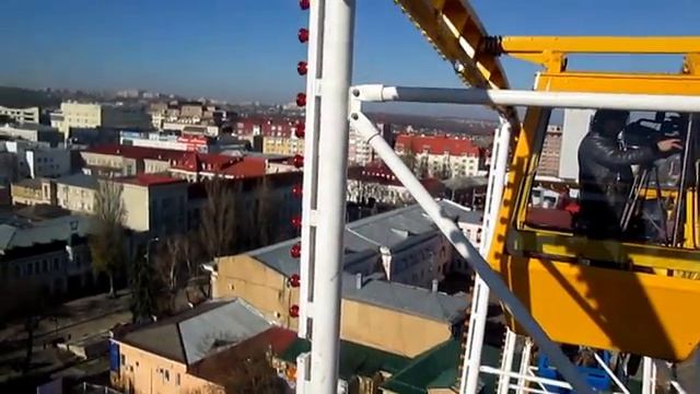 Ставрополь. Колесо Обозрения,самое большое в СКФО. 23.11.2013 года. смотреть онлайн