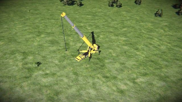 [SPACE ENGINEERS] LIEBHERR LTM 1750 EPIC Super Crane Setting Up смотреть онлайн