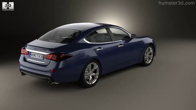 Infiniti Q70 S 2015 by 3D model store Humster3D.com смотреть онлайн