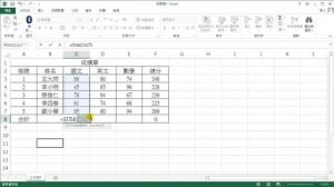【EXCEL教學】1秒快速算出加總(使用"ALT+=")