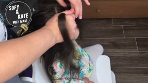 Быстрая прическа под обруч / ободок / кокошник на праздник в школу и садик