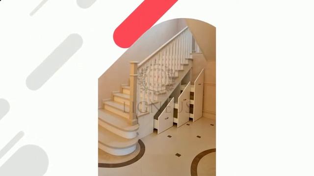 Лестница на металлокаркасе Лоренс