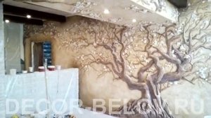 Барельеф. Сакура. Трогательный и прекрасный символ Японии.