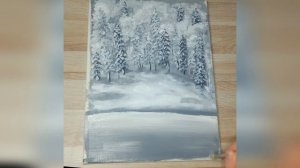 Белый_Серый. Акриловая живопись. White_Gray. Acrylic painting.