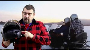 Обзор зимнего мотошлема, снегоходного шлема, шлема с подогревом LS2