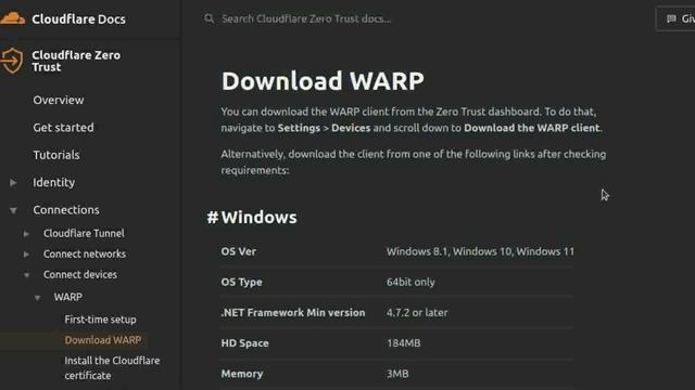 Cloudflare WARP Client
