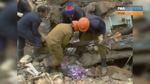 Последствия землетрясения в Армении 7 декабря 1988 года  Архивные кадры