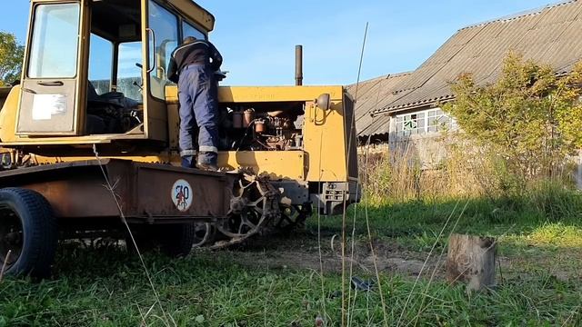 Глобальный ремонт дт 75 закончен. Первые шевеления дэтэшки. смотреть онлайн