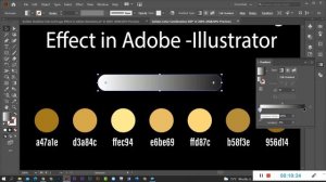 How to create GOLDEN Gradient Effect in Adobe Illustrator