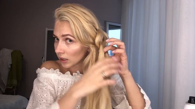 Romantic hairstyle. Braid. Урок 45. Романтическая прическа. Коса на резинках
