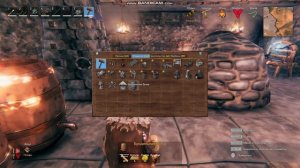 Valheim обзор меню строительства