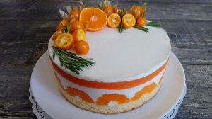 Торт Мандариновый | Апельсиновый  Торт | Tangerine Cake