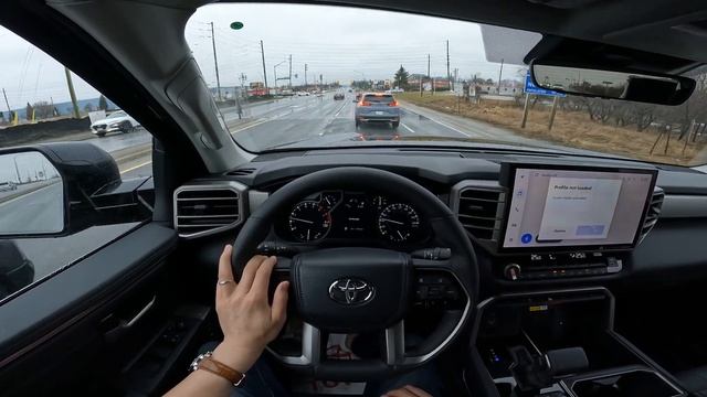 The Third Generation 2022 Tundra 4X4 Crewmax Limited Long Bed -- POV Test Drive смотреть онлайн