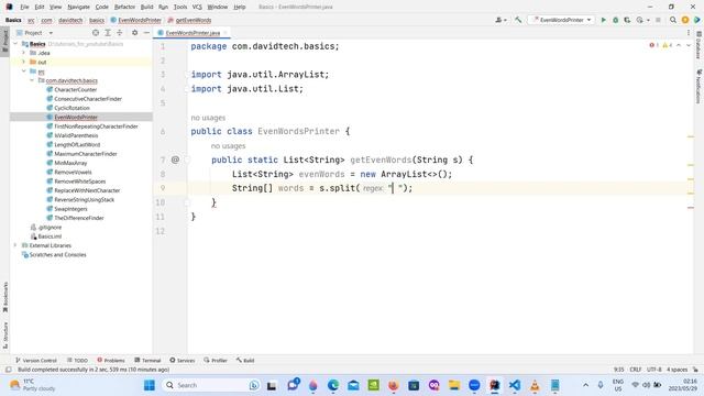 Print Even Words Given A String | Java смотреть онлайн