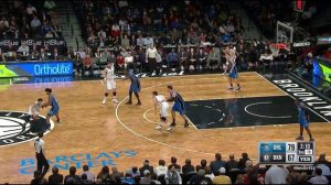 Brook Lopez/Andrea Bargnani frontcourt, vs. Orlando Magic, 12/14/15