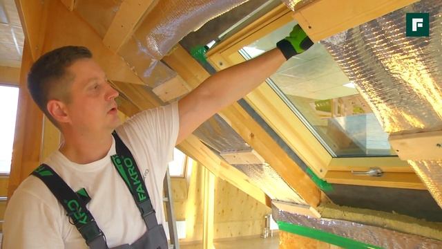 Видео инструкция по монтажу окон Fakro в готовую кровлю ГЧ смотреть онлайн