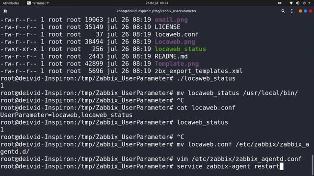 05 - Zabbix Monitorar status de serviço de E-mail Locaweb смотреть онлайн