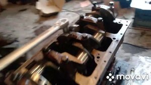 Сборка двигателя МТЗ Д-240. Установка распредвала. Коленвал Д-240.