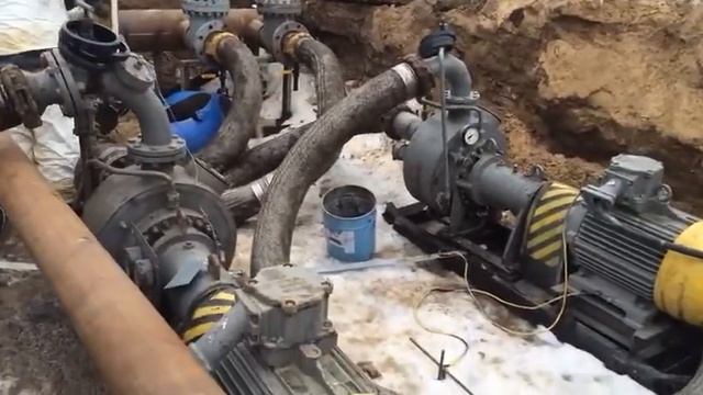 Химическая очистка трубопроводов и насосов растворителем АСПО