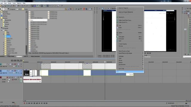 Растянуть видео и заполнить кадр в Sony Vegas