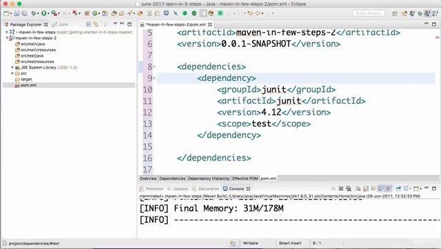 Spring framework Tutorial 029 Step 4   How does Maven Work
