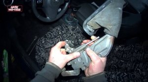 Opel corsa - Замена переднего трос ручника (короткий)
