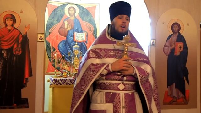 Проповедь настоятеля храма в праздник Воздвижения Животворящего Креста Господня 27 сентября 2019г. смотреть онлайн