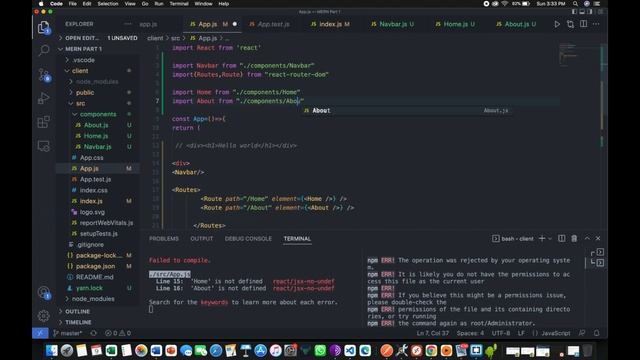 Lecture 18  Open New Page Without Reloading or Refresh the Page with REACT ROUTER DOM+ | MERN Stack