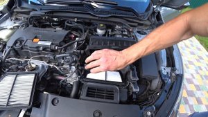 Замена воздушного фильтра Honda