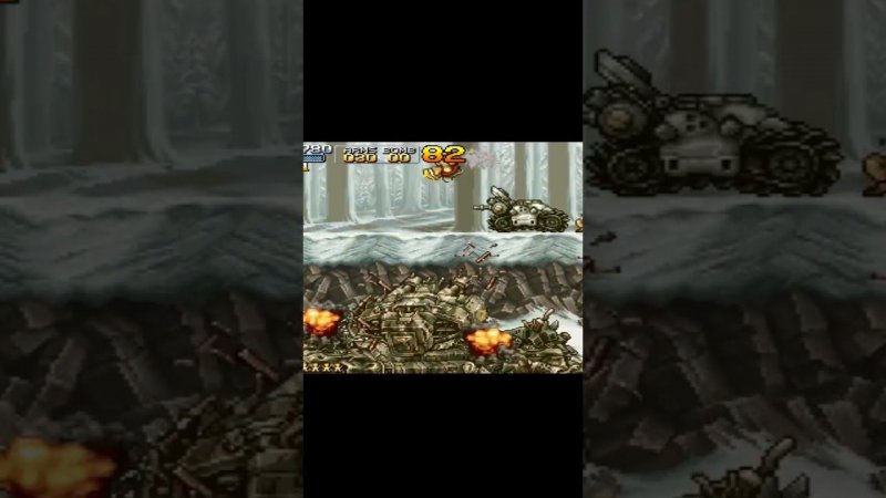 Metal Slug 001 boss 3 #retrogaming #ретроигры #gaming #retroachievement #playstation #metalslug