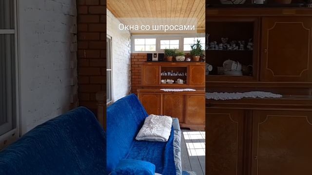 Дачный домик с верандой #садмечты #сад #дачасадогород #дачныйдомик #окнасошпросами