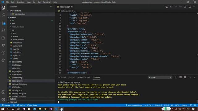 Steps to update angular any version to angular 11 | Update angular project to latest version