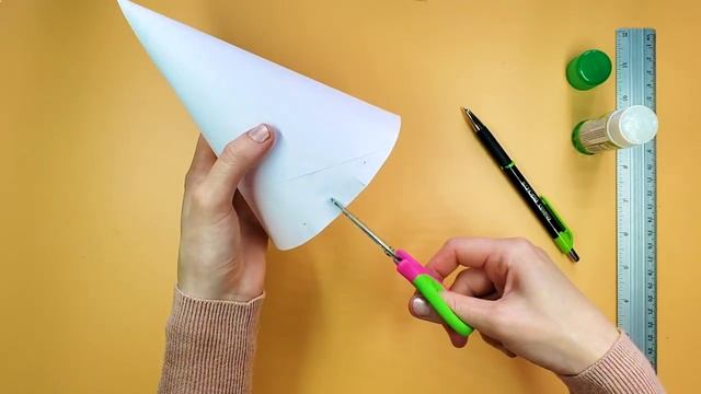 ? Как ПРОСТО сделать объёмный КОНУС из бумаги А4 своими руками