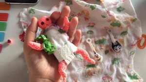 Обзор на самодельного мини реборна мальчика из шарикого пластилина❤️🎀