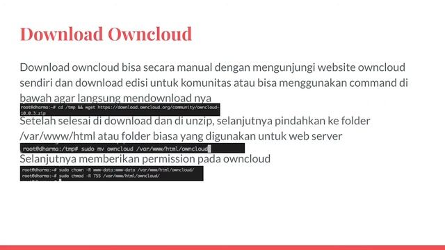 Instalasi dan Konfigurasi Owncloud Server смотреть онлайн