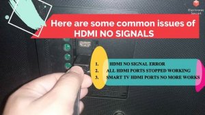 LG TV HDMI NO SIGNAL || LG TV HDMI PORT NOT WORKING