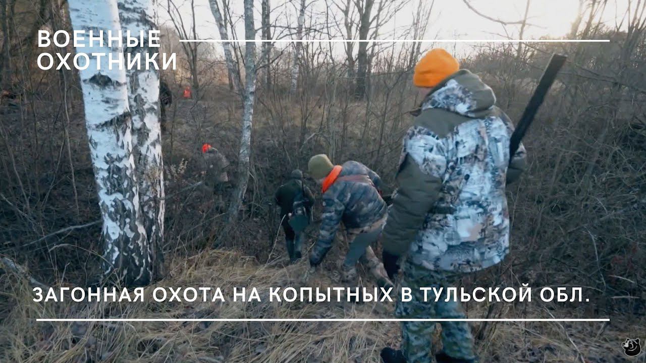 Загонная охота на копытных в Тульской области / Военные охотники // №8