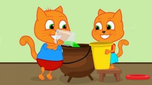 Familia de Gatos - POP IT Store Dibujos Animados Para Niños