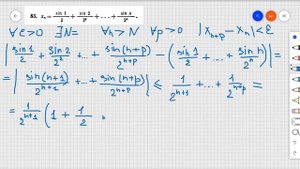 #83 Номер 83 из Демидовича | Сходимость последовательности