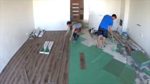 Укладка кварцвиниловой плитки в новостройке | Полмира24