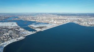 Irkutsk Dam drone video 4K Иркутская Плотина с дрона 4К