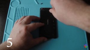Замена аккумулятора смартфона Nubia Z7 mini | Replacing the battery of the smartphone Nubia Z7 mini