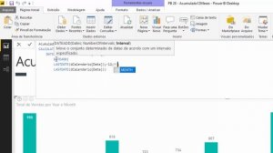 Power BI (desktop) - Acumulado últimos 12 meses