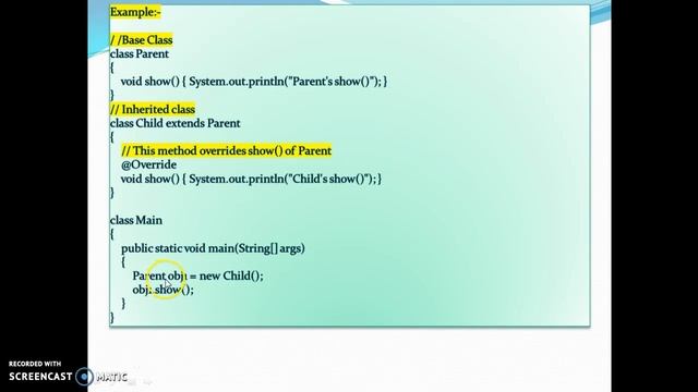 Casting in java with simple Example. смотреть онлайн