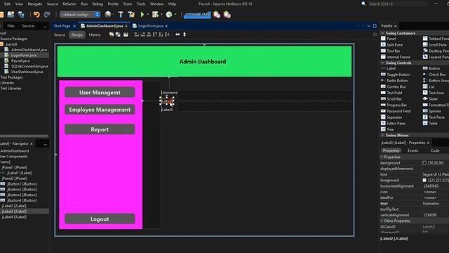 JAVA SQLite - Employee Payroll & Loan Management System - Part 10 | User management design смотреть онлайн